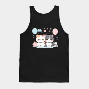 Cat couples Tank Top